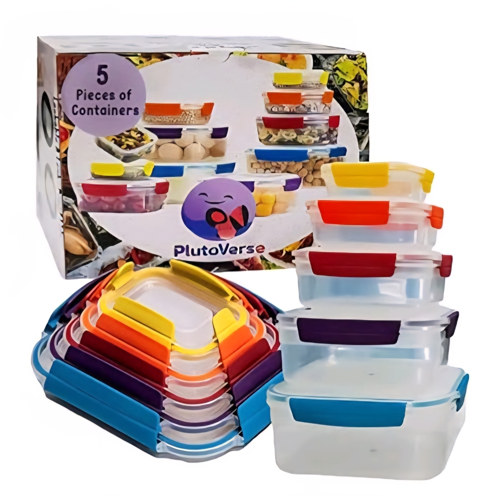 Multi-Color Food Storage Container Set
